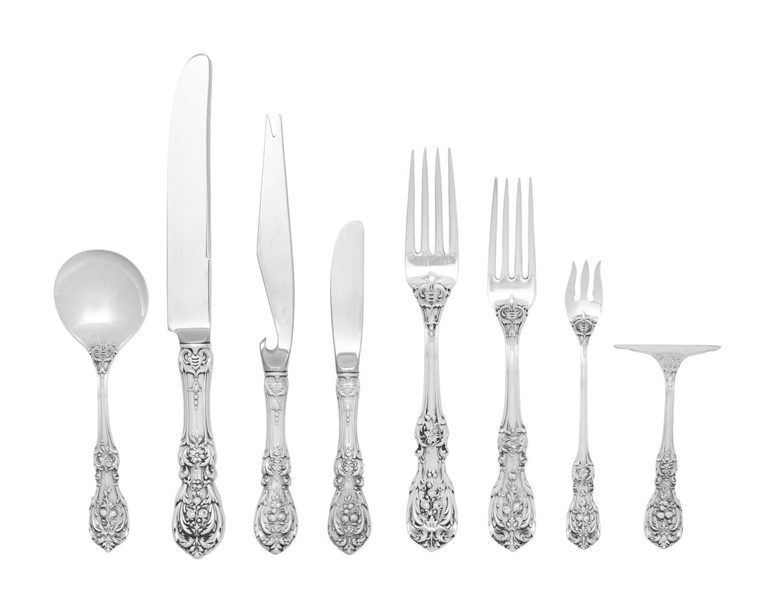 An American Silver Francis I Flatware Service (1 of 3)