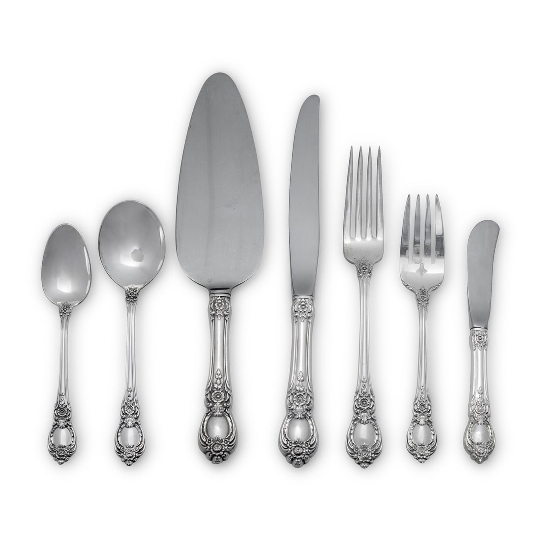 An American Silver Flatware Service (1 of 4)