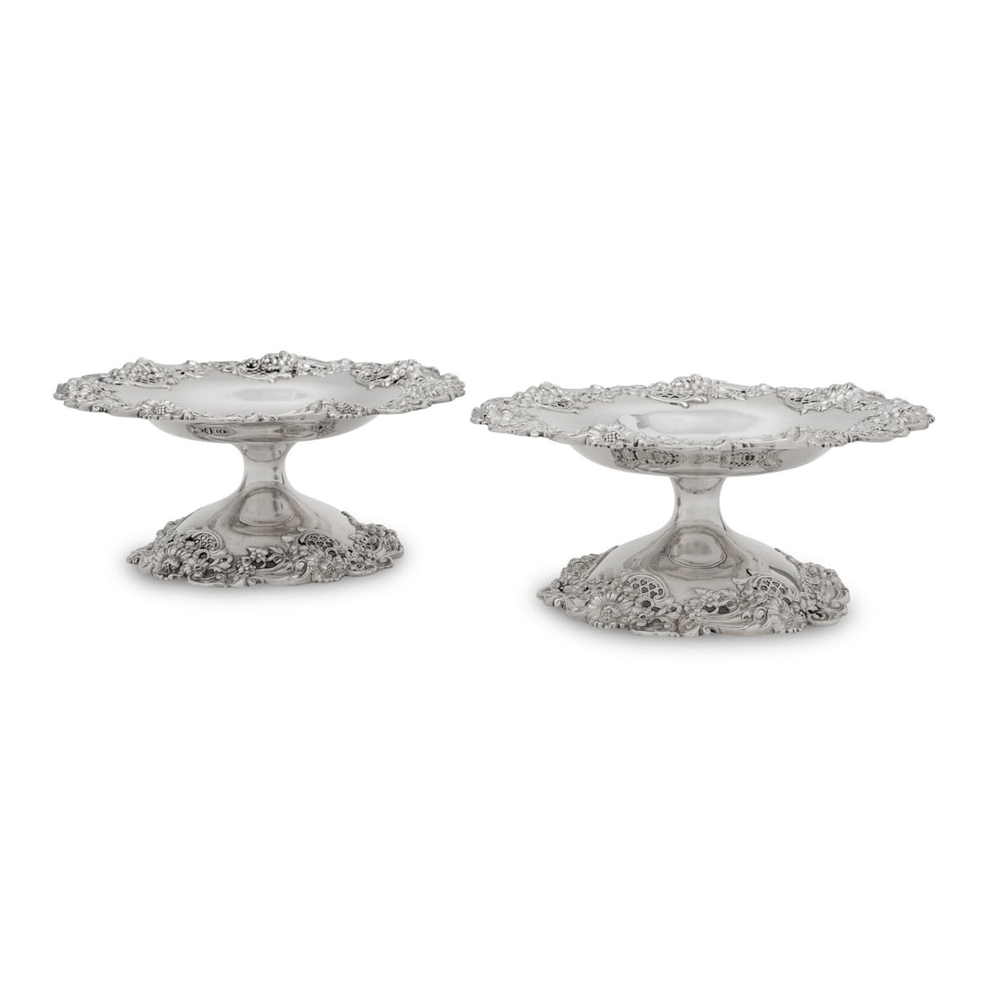 A Pair of American Silver Compotes (1 of 6)