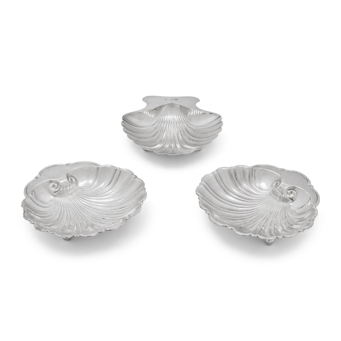 A Group of Three American Silver Shell-Form Dishes (1 of 4)