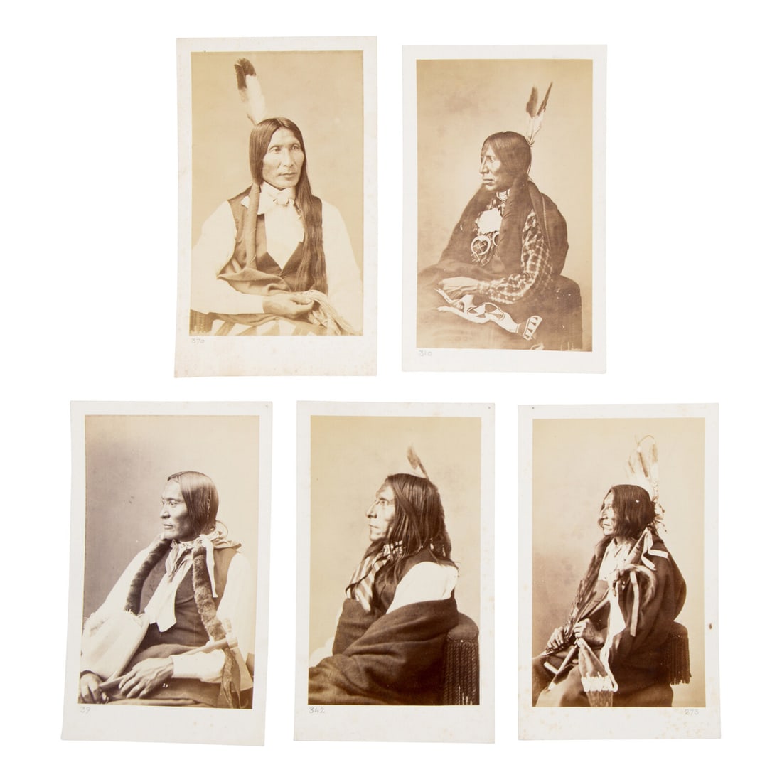 Alexander Gardner (Scottish-American, 1821-1882) Portraits of Sioux and Cheyenne Taken in (1 of 2)