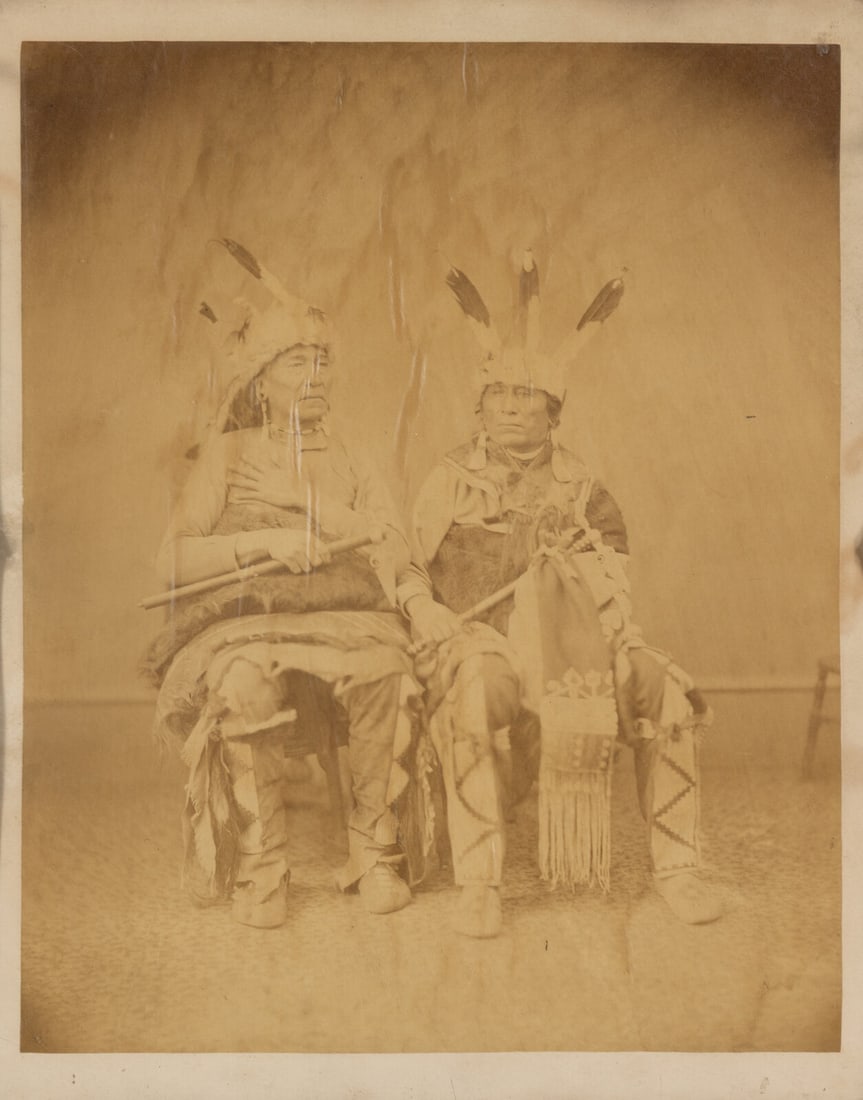 Alexander Gardner (Scottish-American, 1821-1882) Imperial Photograph of Bird and Long Foot (1 of 3)