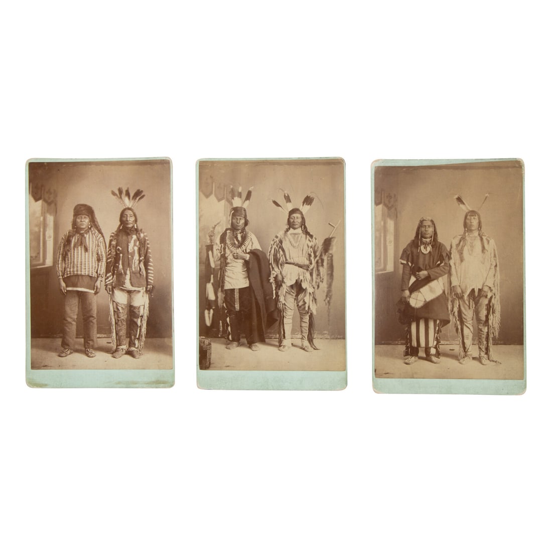 Huntington, Taylor's Gallery Portraits, Including Son of the Star and Black Fox, Arikaraca 1870 (1 of 2)