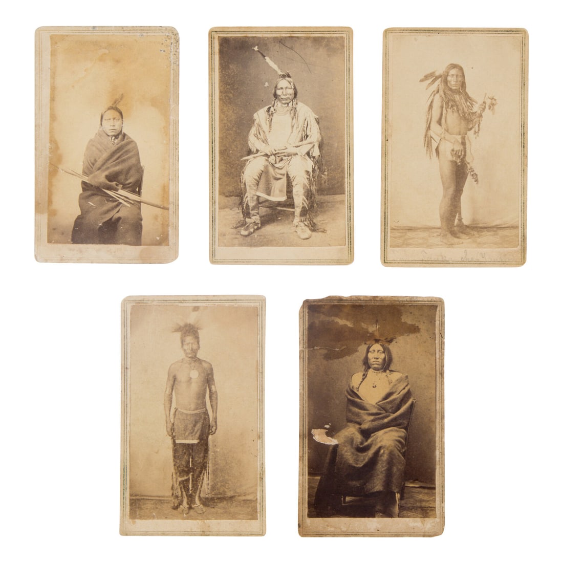 Charles L. Hamilton (American, b. 1837) Sioux Subjects, Fort Randall, Dakota Territory 1860-1870 (1 of 2)
