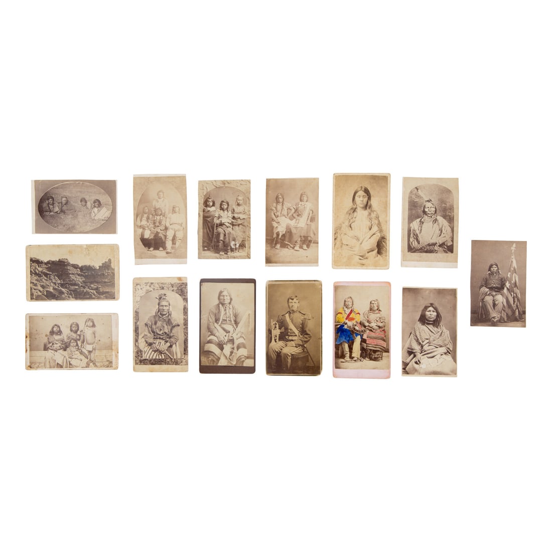 Charles Howard (American, b. 1842) Native American and Military Subjects, Fort Bridger, Wyoming (1 of 2)