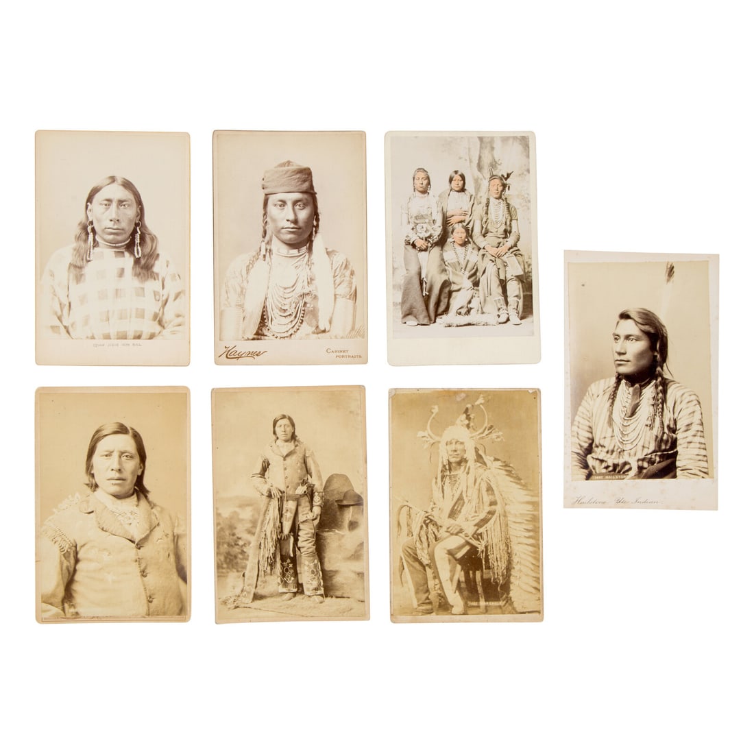 Frank Jay Haynes (American, 1853-1921) Studio Portraits of Crow and Sioux, Including Big Medicine (1 of 1)