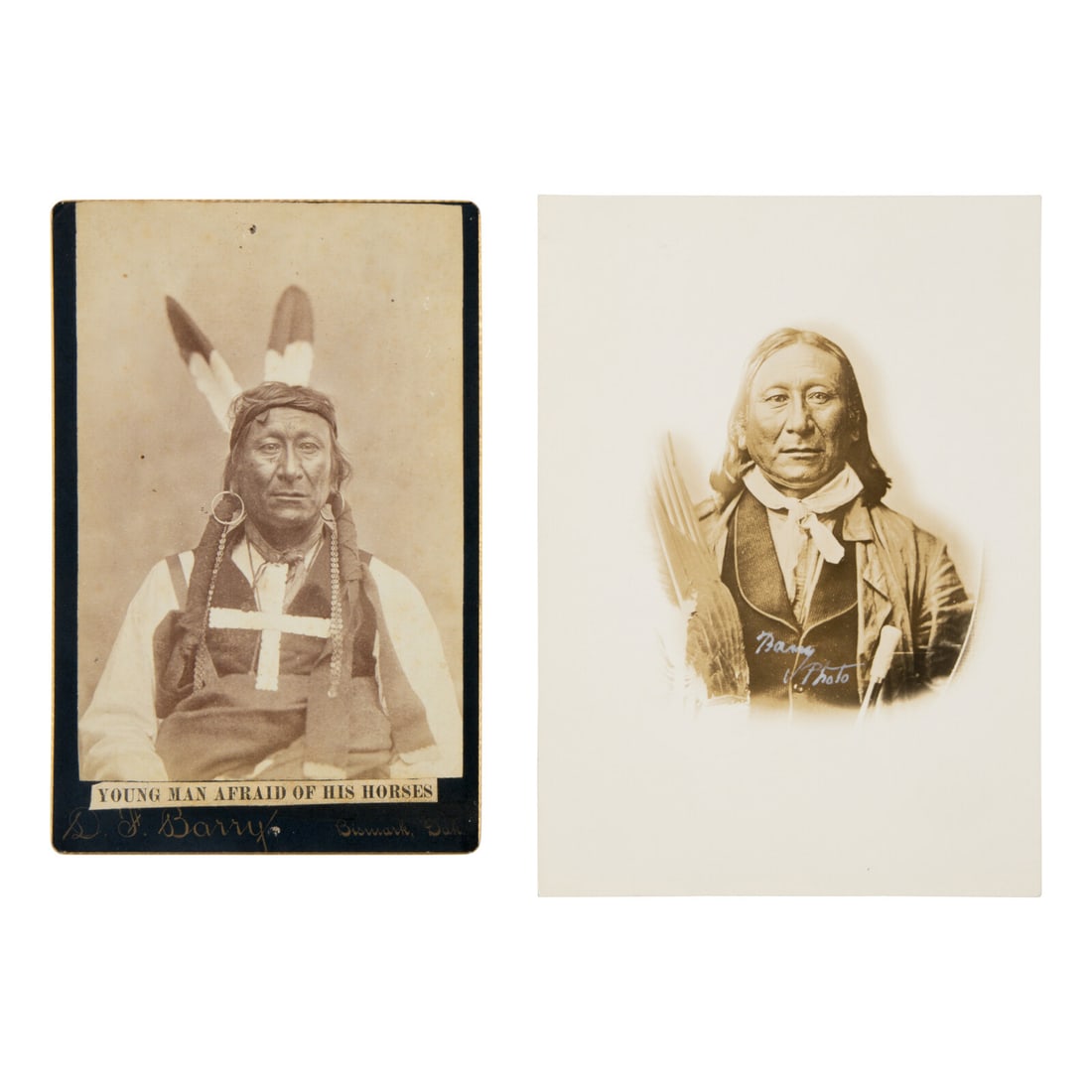 David F. Barry (American, 1854-1934) Young Man Afraid of His Horses, Oglala Sioux. (1 of 2)