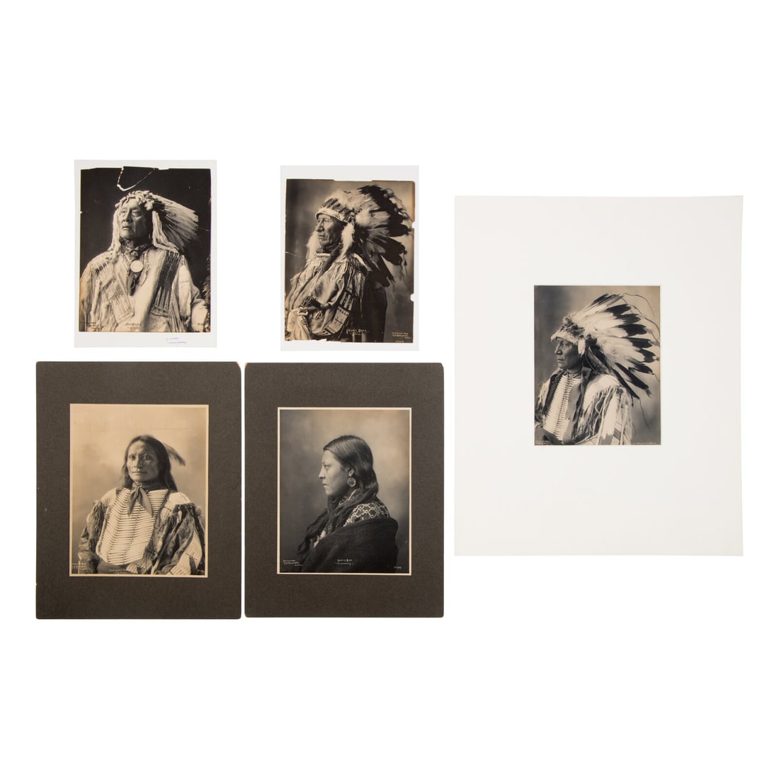 Frank A. Rinehart (American, 1861-1928) Studio Portrait of Sioux Leaders (1 of 3)