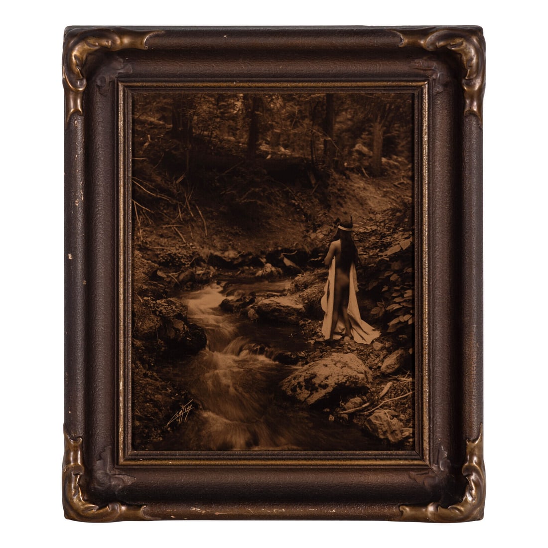 Edward S. Curtis (American, 1868-1952) Maid of Dreams: Edward S. Curtis (American, 1868-1952) Maid of Dreams orotone (sight) 13-1/2 x 10-1/2 inches; (framed) 18-1/2 x 15-1/2 inches This lot is located in Chicago.