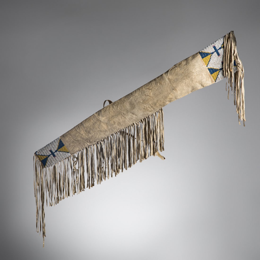 Sioux Beaded Hide Rifle Scabbard (1 of 6)