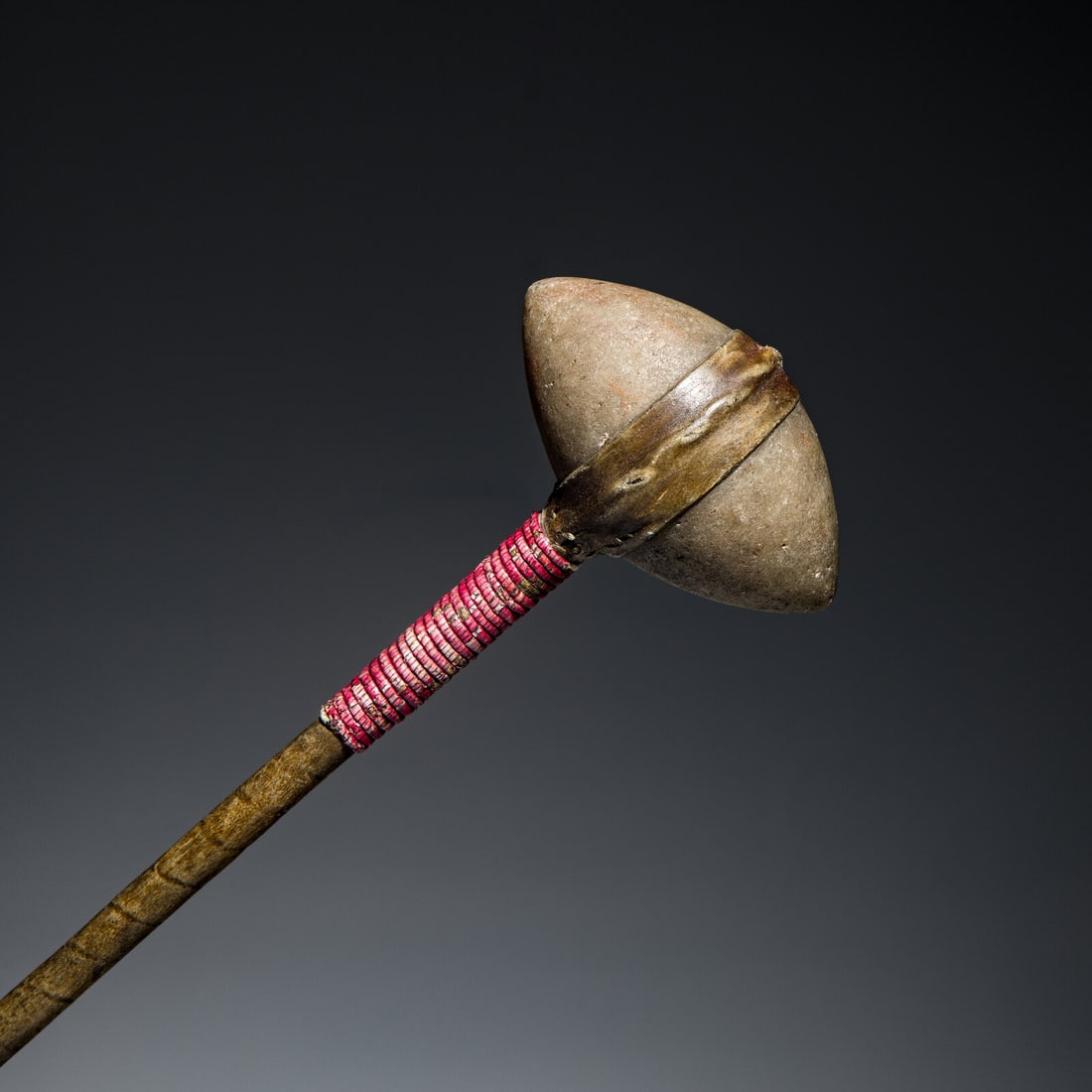 Sioux Stone Club, with Quilled Stem (1 of 4)