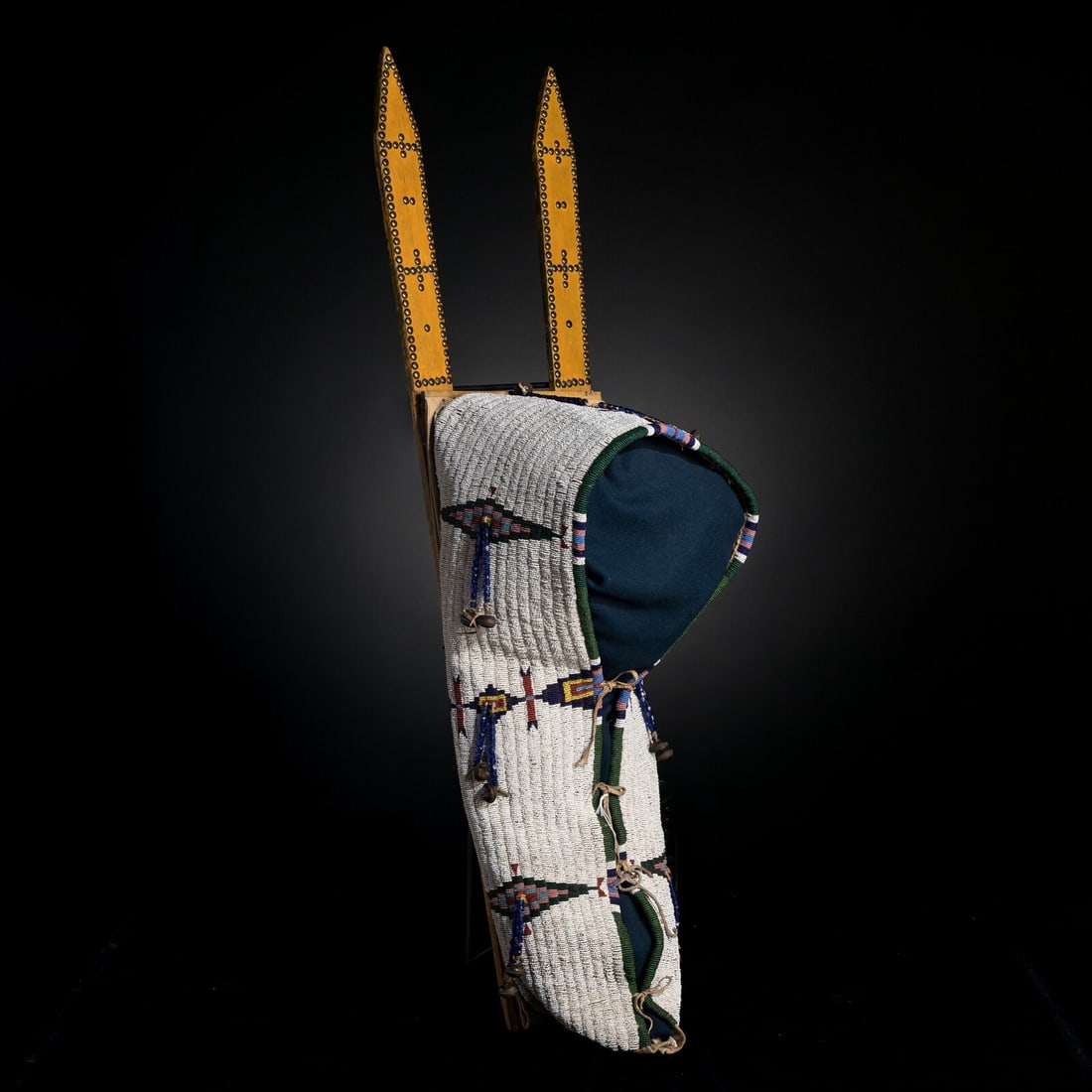 Cheyenne Full-Size Beaded Hide Cradle (1 of 5)