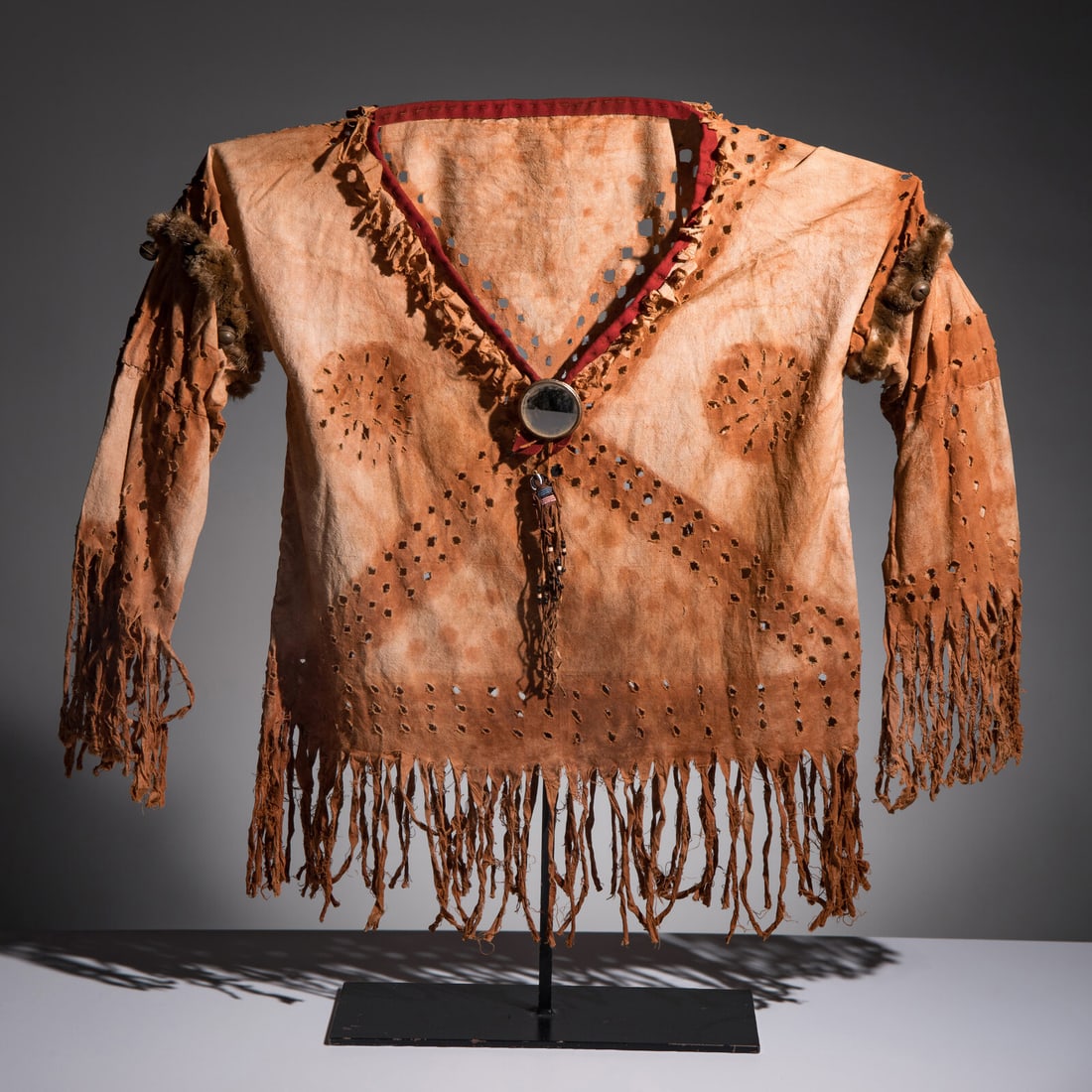 Blackfeet Painted Shirt, with Cutouts (1 of 4)