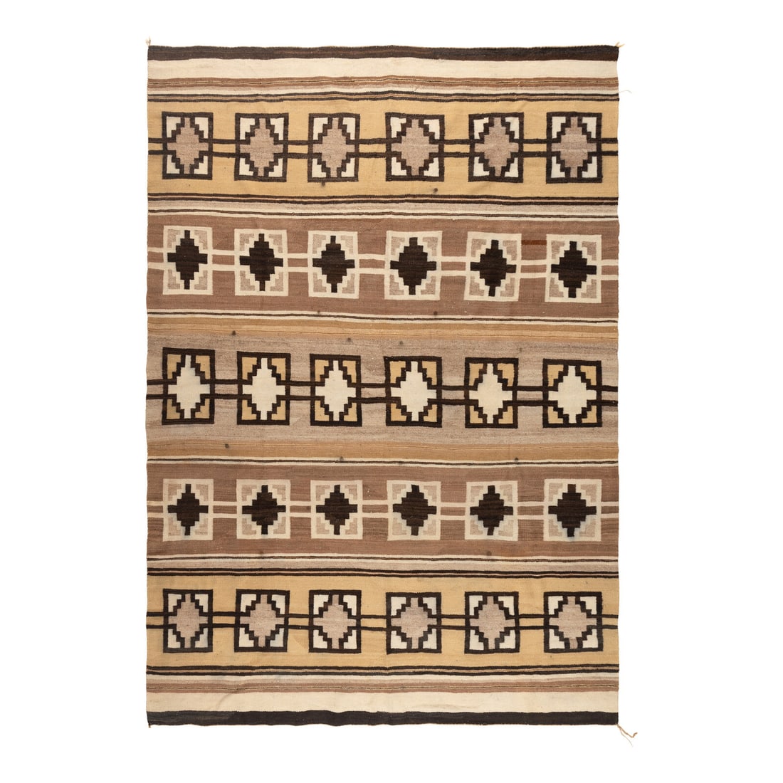 Navajo Crystal Pattern Weaving [Rug] (1 of 2)