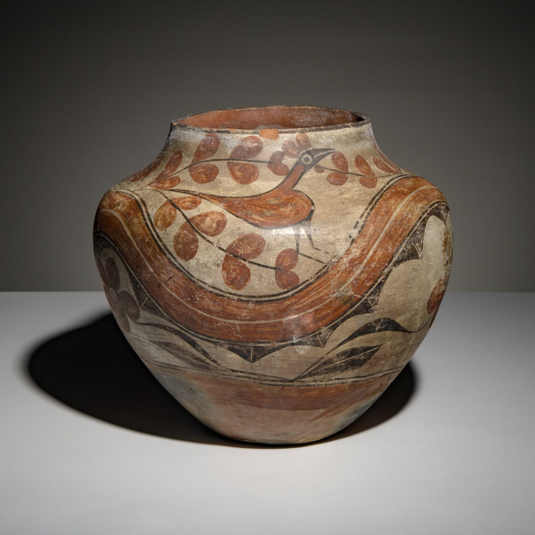 Zia Polychrome Pottery Olla (1 of 5)