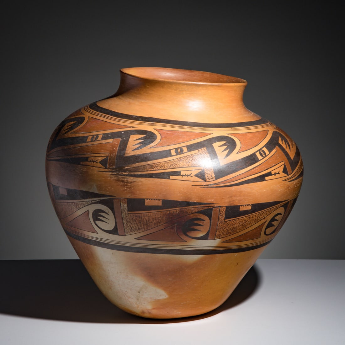 Rachel Namingha Nampeyo (Hopi-Tewa, 1903-1985) Monumental Pottery Jar (1 of 5)