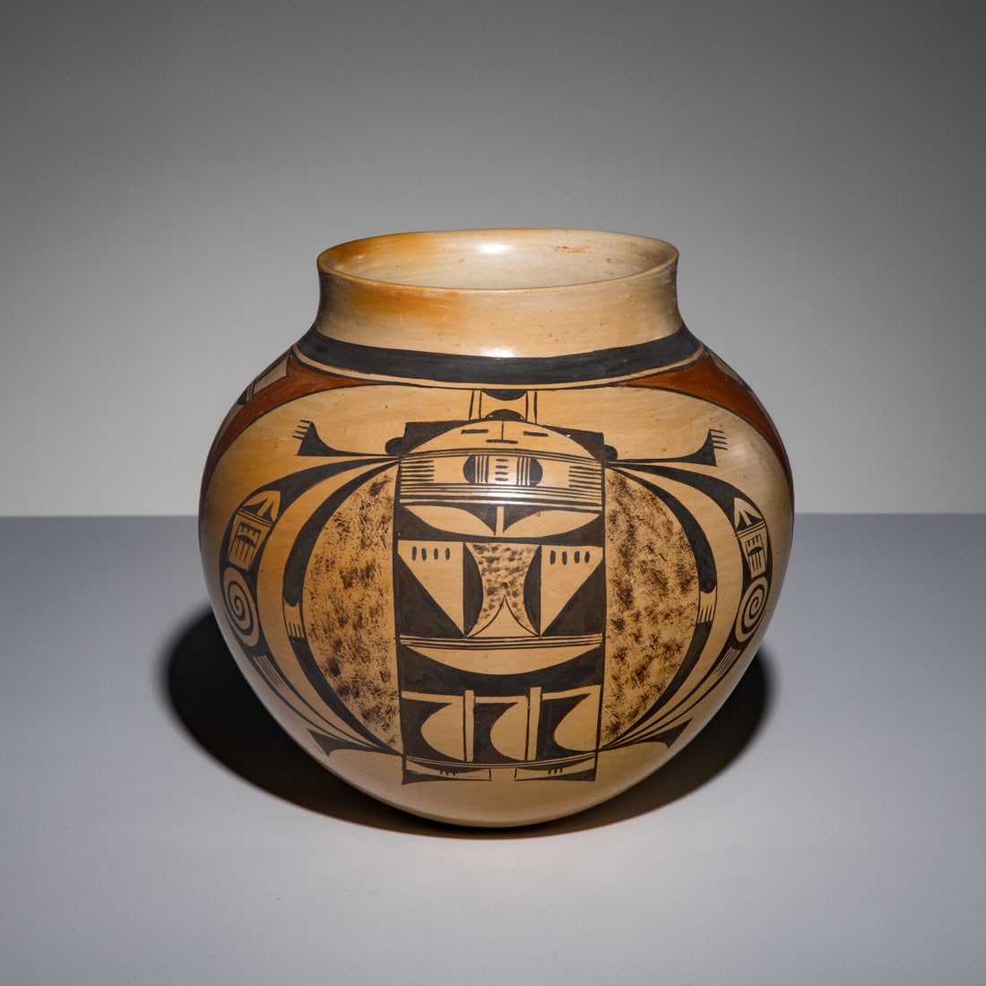 Dextra Quotskuyva Nampeyo (Hopi-Tewa, 1928-2019) Polychrome Pottery Jar (1 of 4)
