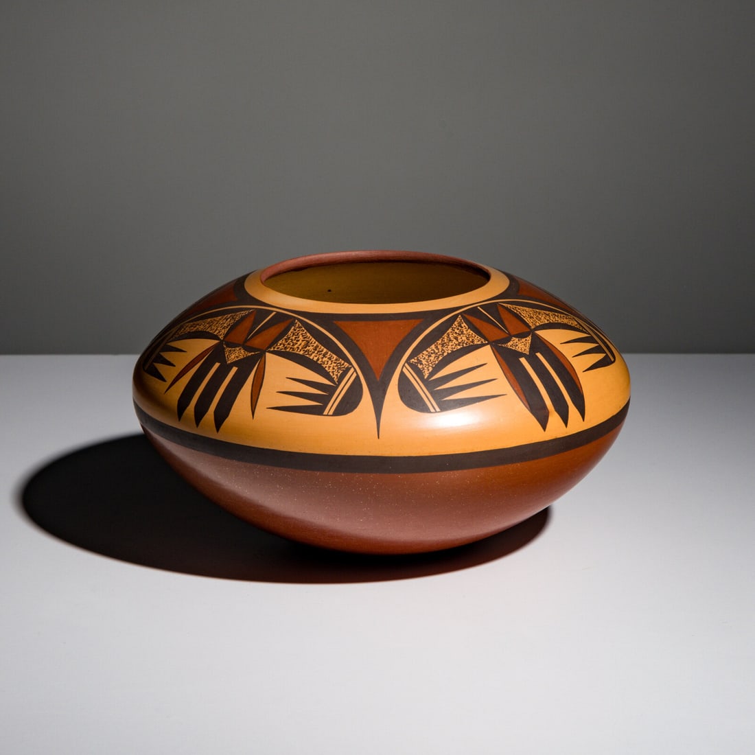 Steve Lucas (Hopi-Tewa, b. 1955) Polychrome Pottery Jar (1 of 4)