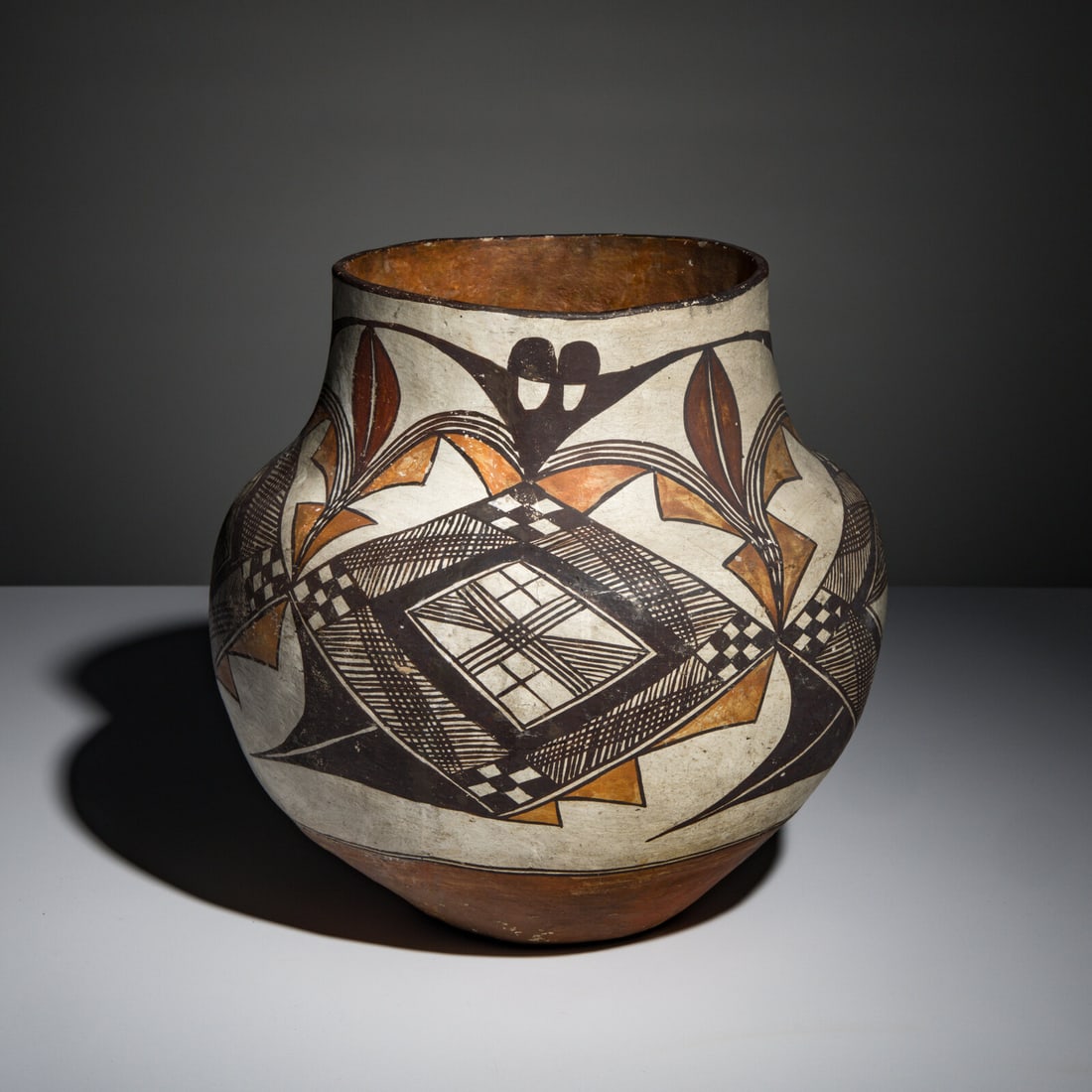 Acoma Four-Color Polychrome Olla (1 of 4)
