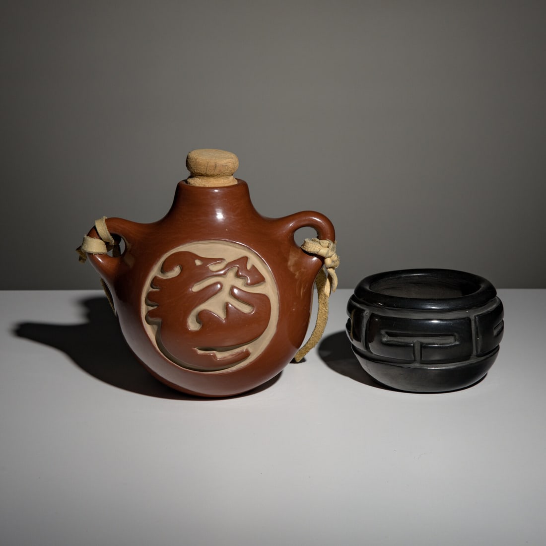 Margaret Tafoya (Santa Clara, 1904-2001) Carved Pottery (1 of 4)