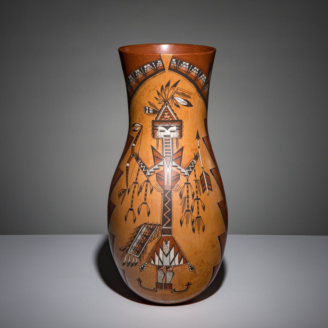 Lucy Leuppe McKelvey (DinÈ, b. 1950) Arrow People of the Shootingway Chant (1 of 4)