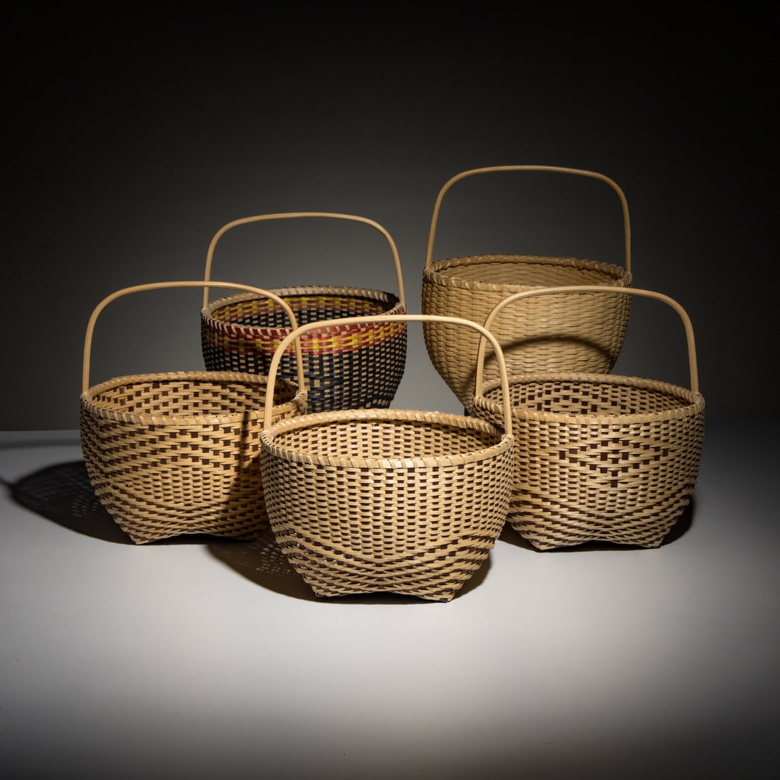 Fred Tomah (Maliseet, 1951-2018) Katahdin Series Baskets (1 of 3)