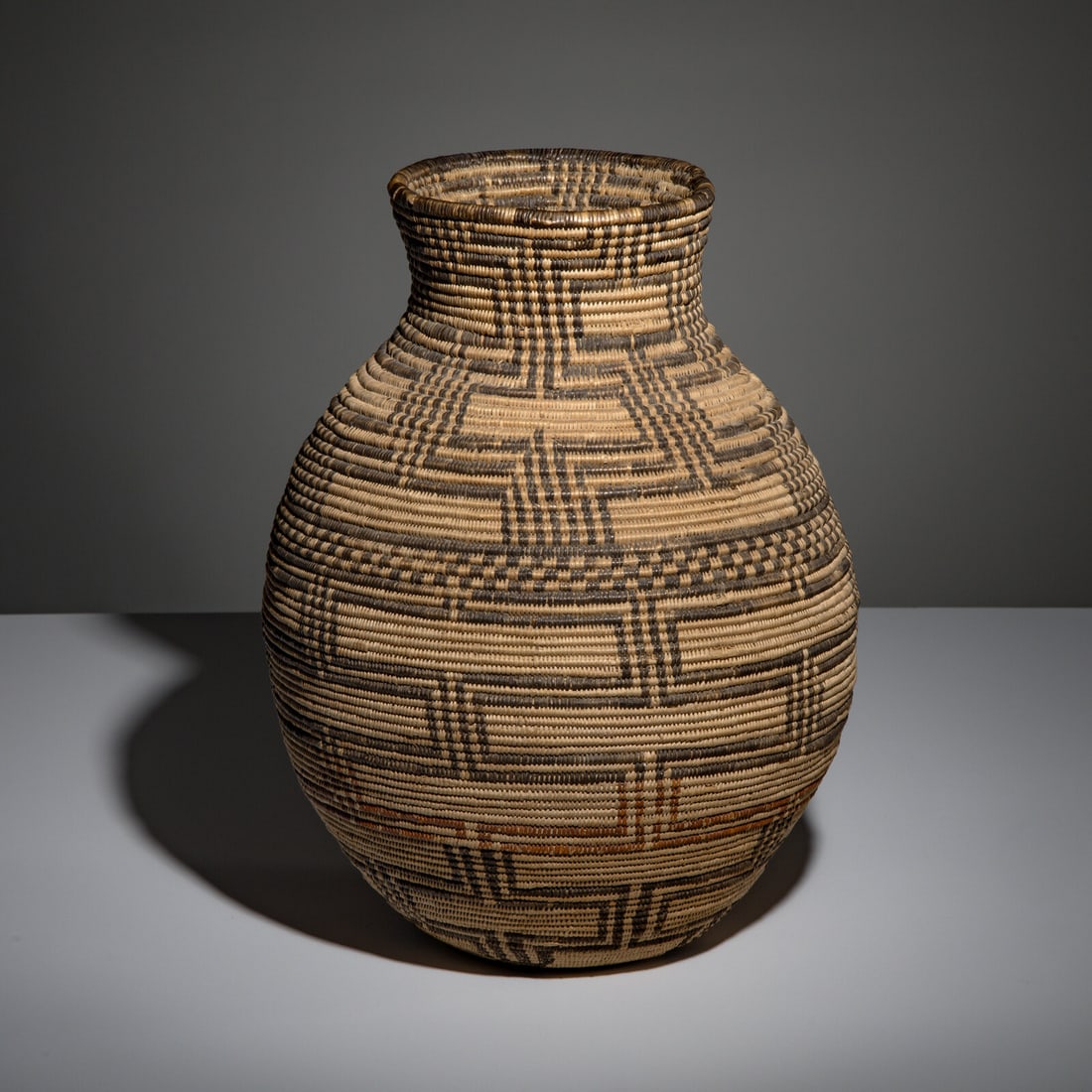 Apache Polychrome Basketry Olla (1 of 4)