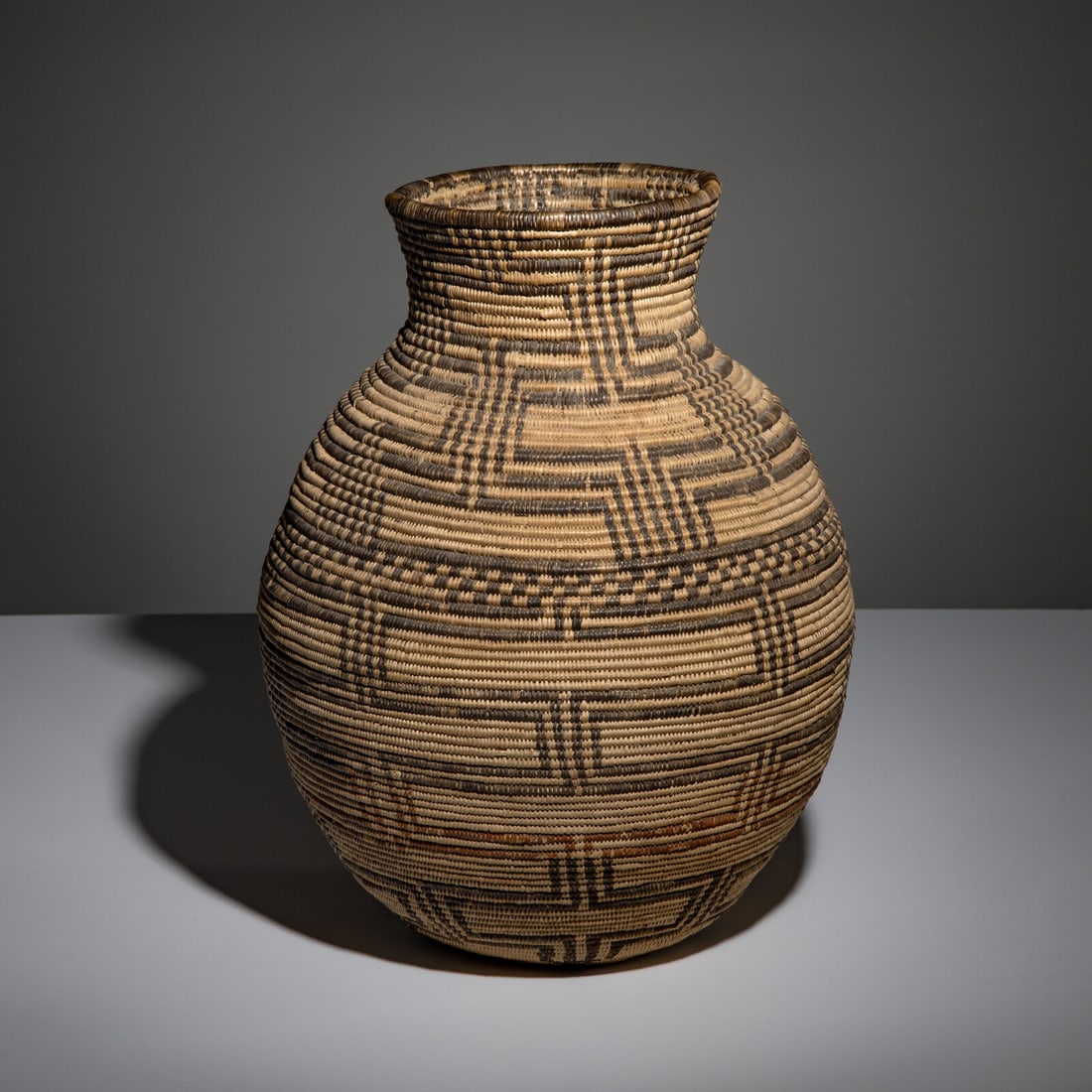 Apache Polychrome Basketry Olla - 3