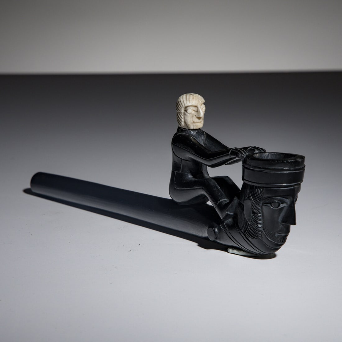 Haida Argillite Portrait Pipe (1 of 7)