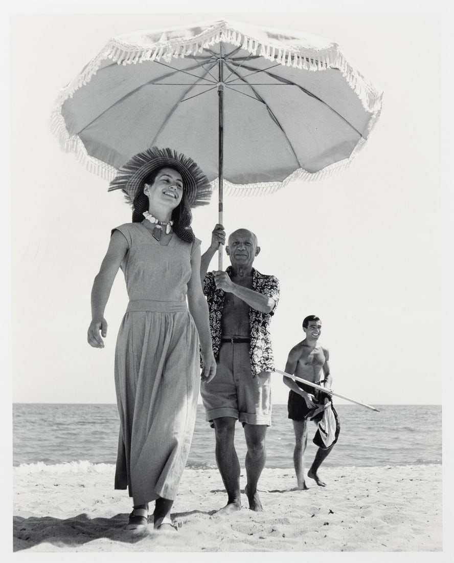 Robert Capa (Hungarian, 1913–1954) Pablo Picasso and Françoise Gilot, 1948 (1 of 3)