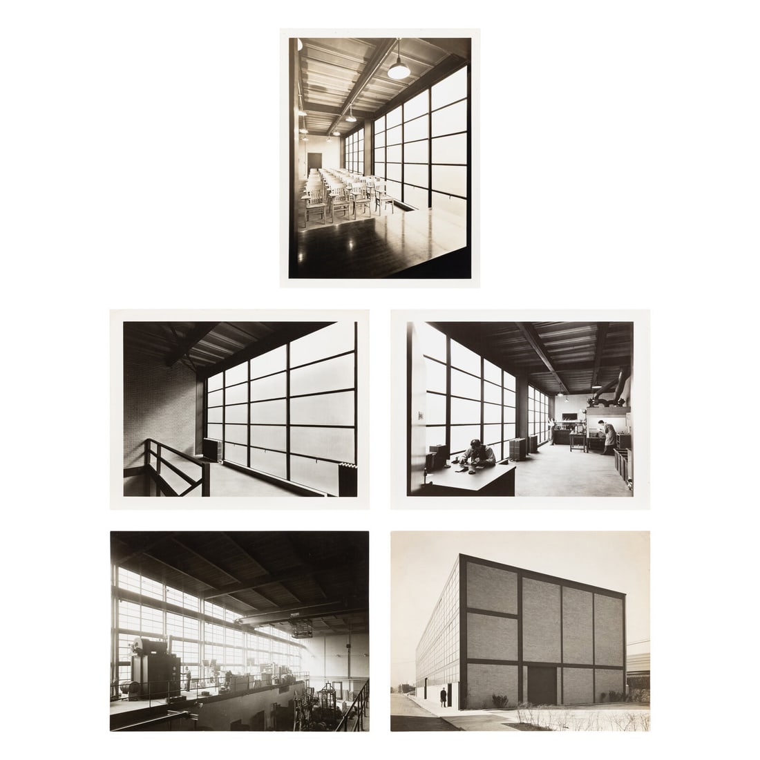 Hedrich-Blessing Studio A group of five photographs of Ludwig Mies van der Rohe's Minerals and (1 of 6)
