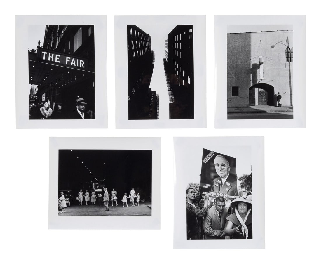 Ishimoto Yasuhiro (Japanese, 1921–2012) A group of five works from Chicago, 1959-61; printed later (1 of 7)