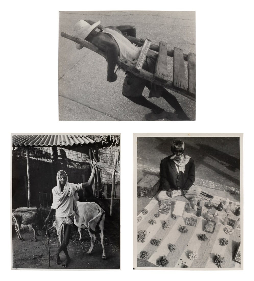 Leon Levinstein (American, 1913-1988) Three Works: Leon Levinstein (American, 1913-1988) Three Works gelatin silver prints each with artist's stamp, verso largest: 11 1/8 x 13 7/8 in. Property from the Museum of Fine Arts, Houston This lot is located 