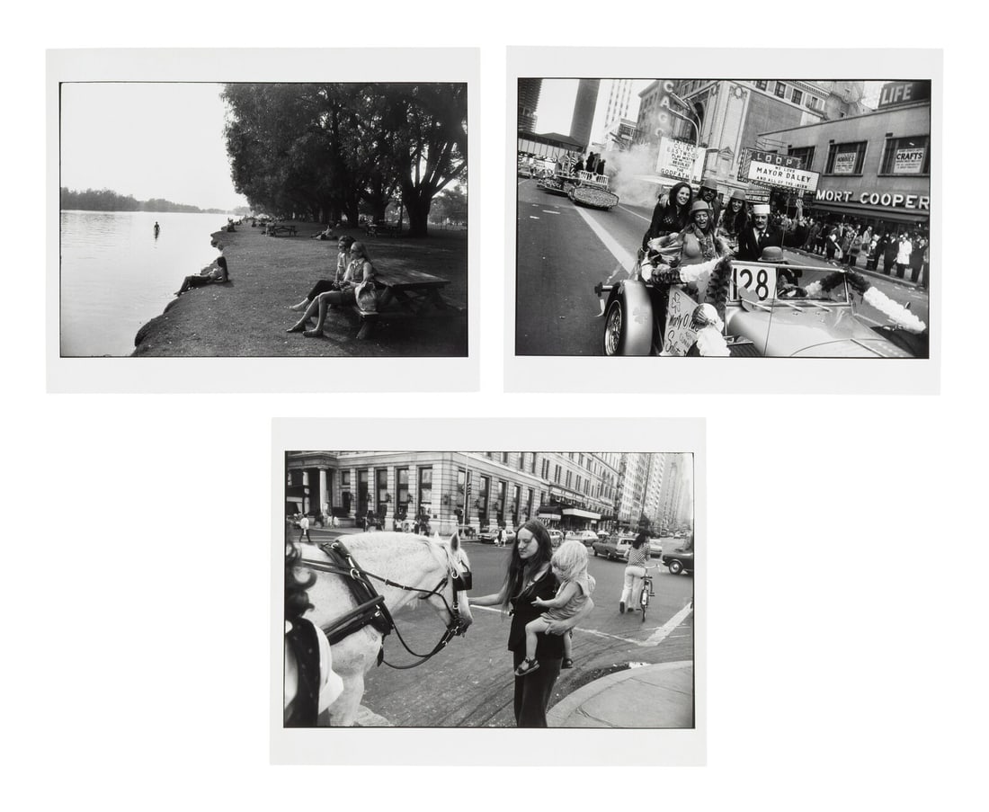 Garry Winogrand (American, 1928-1984) Three Works from Women are Beautiful, ca. 1970-72: Garry Winogrand (American, 1928-1984) Three Works from Women are Beautiful, ca. 1970-72 gelatin silver prints each signed and numbered 45/80 in pencil, verso each: 8 3/4 x 13 in. Property from the Mus