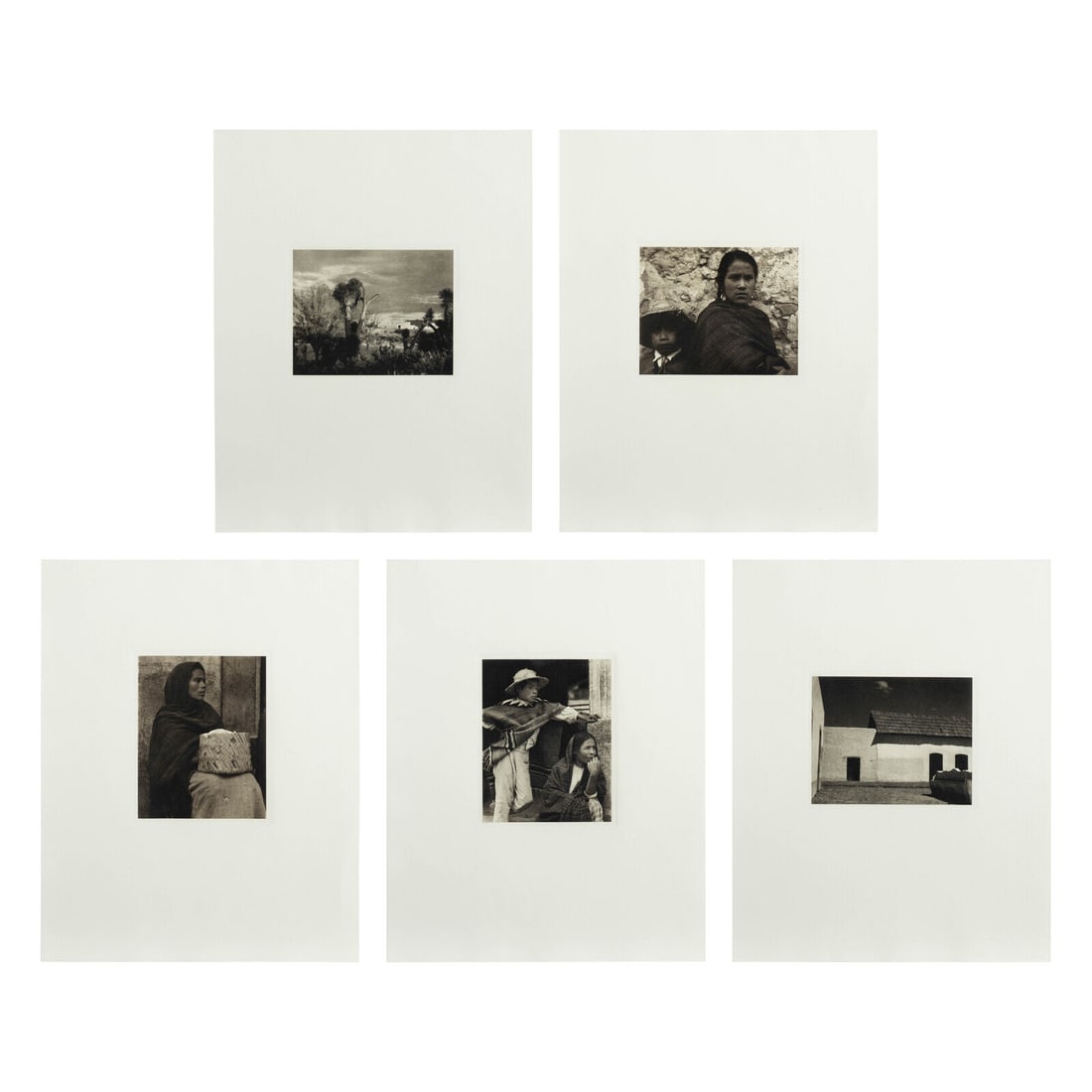 Paul Strand (American, 1890-1976) Five Works from The Mexican Portfolio, 1967 (with portfolio (1 of 13)