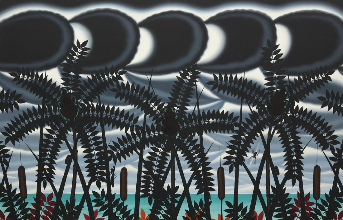 Roger Brown (American, 1941-1997) Michigan Color Watch, 1981 (1 of 3)