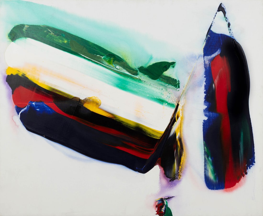 Paul Jenkins (American, 1923-2012) Phenomena Lunar Veil of Vence, 1982 (1 of 3)