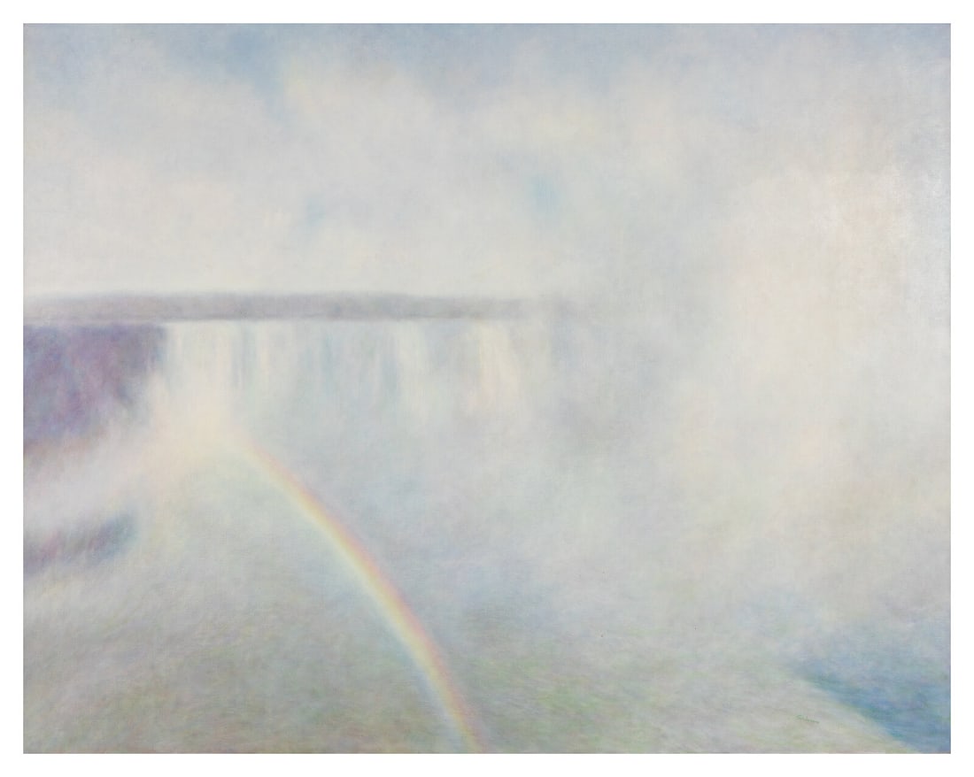 Thomas Chimes (American, 1921-2009) Waterfall, 1980 (1 of 3)