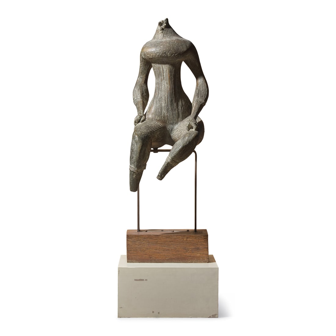 Luciano Minguzzi (Italian, 1911-2004) Torso di Donna: Luciano Minguzzi (Italian, 1911-2004) Torso di Donna bronze with dark gray patina inscribed M (right shin) height: 36 in. Property from the Collection of the Brooklyn Museum This lot is located in Phi
