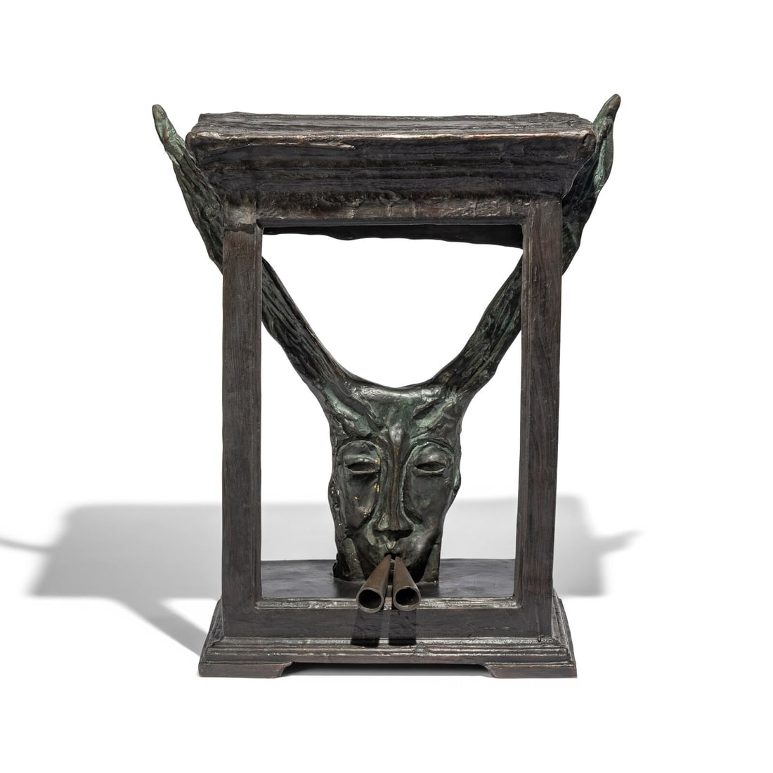 Mimmo Paladino (Italian, b. 1948) Asino Sonoro (Caged Head), 1984 (1 of 6)