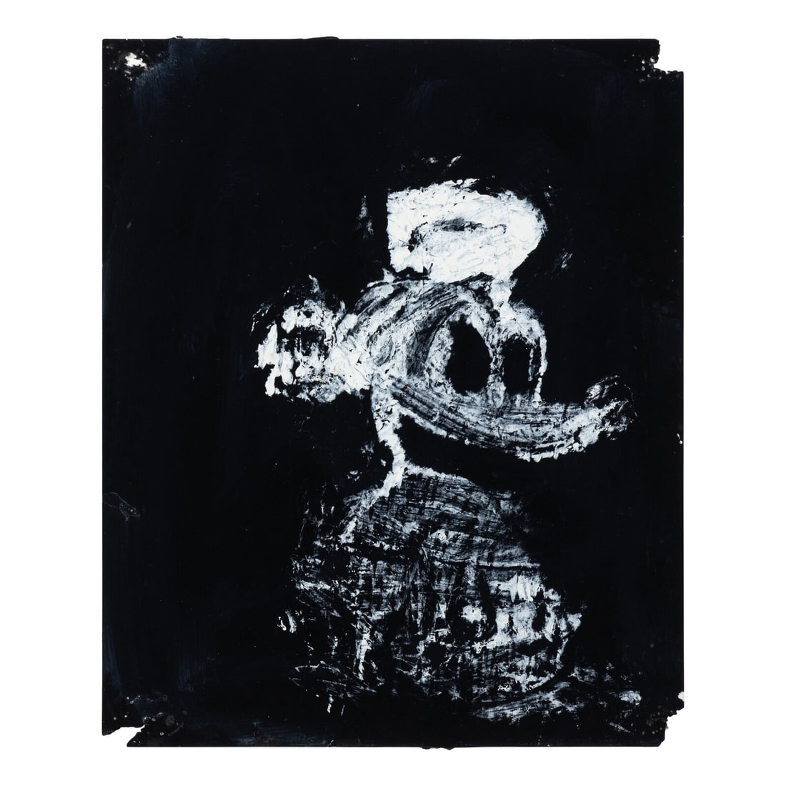 Joyce Pensato (American, 1941-2019) Movie Star Mickey (#1), 1999: Joyce Pensato (American, 1941-2019) Movie Star Mickey (#1), 1999 enamel on paper 17 x 14 in. This lot is located in New York. Provenance: Provenance: Petzel Gallery, New York. Franklin Street W