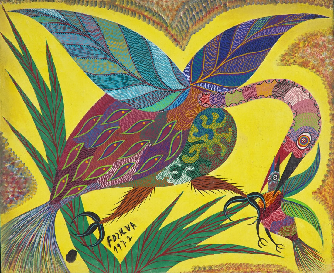 Chico da Silva (Brazilian, 1910-1985) Untitled, 1972 (1 of 4)