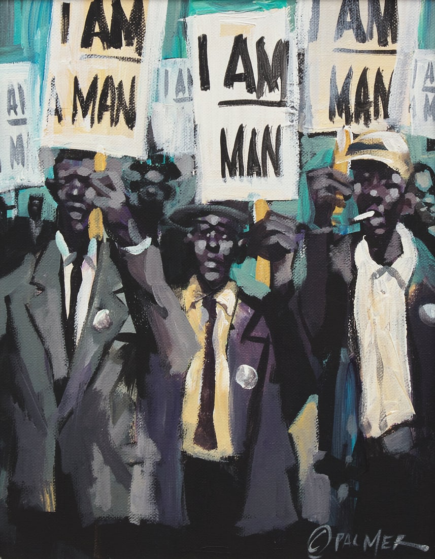 Charly Palmer (American, b. 1960) Untitled (I am Man) (1 of 3)