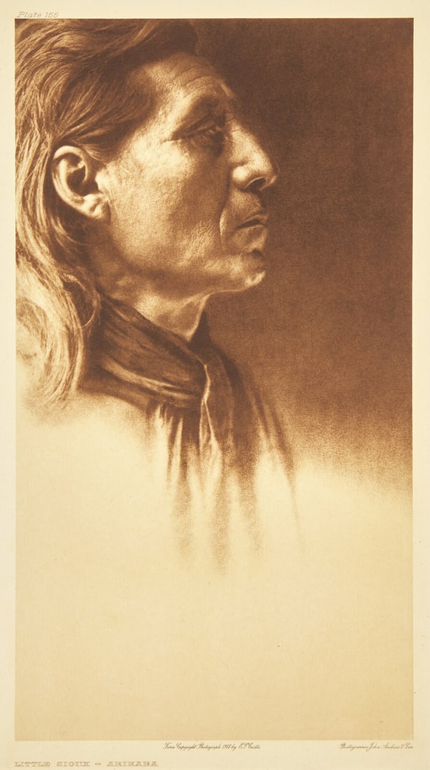 Edward Curtis (American, 1868-1952) Little Sioux - ArikaraPlate 155 (1 of 2)