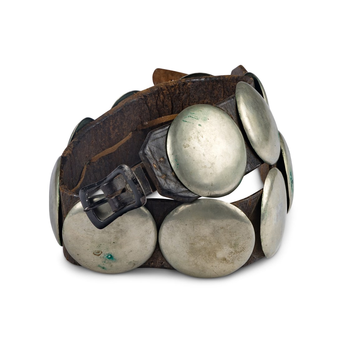 Northern Plains German Silver Concha Belt (1 of 2)