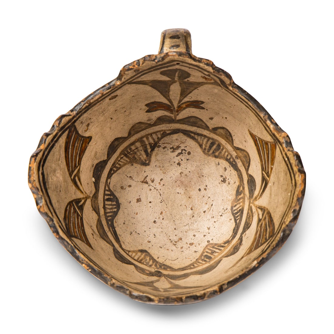 San Ildefonso Polychrome Pottery Cup - 4
