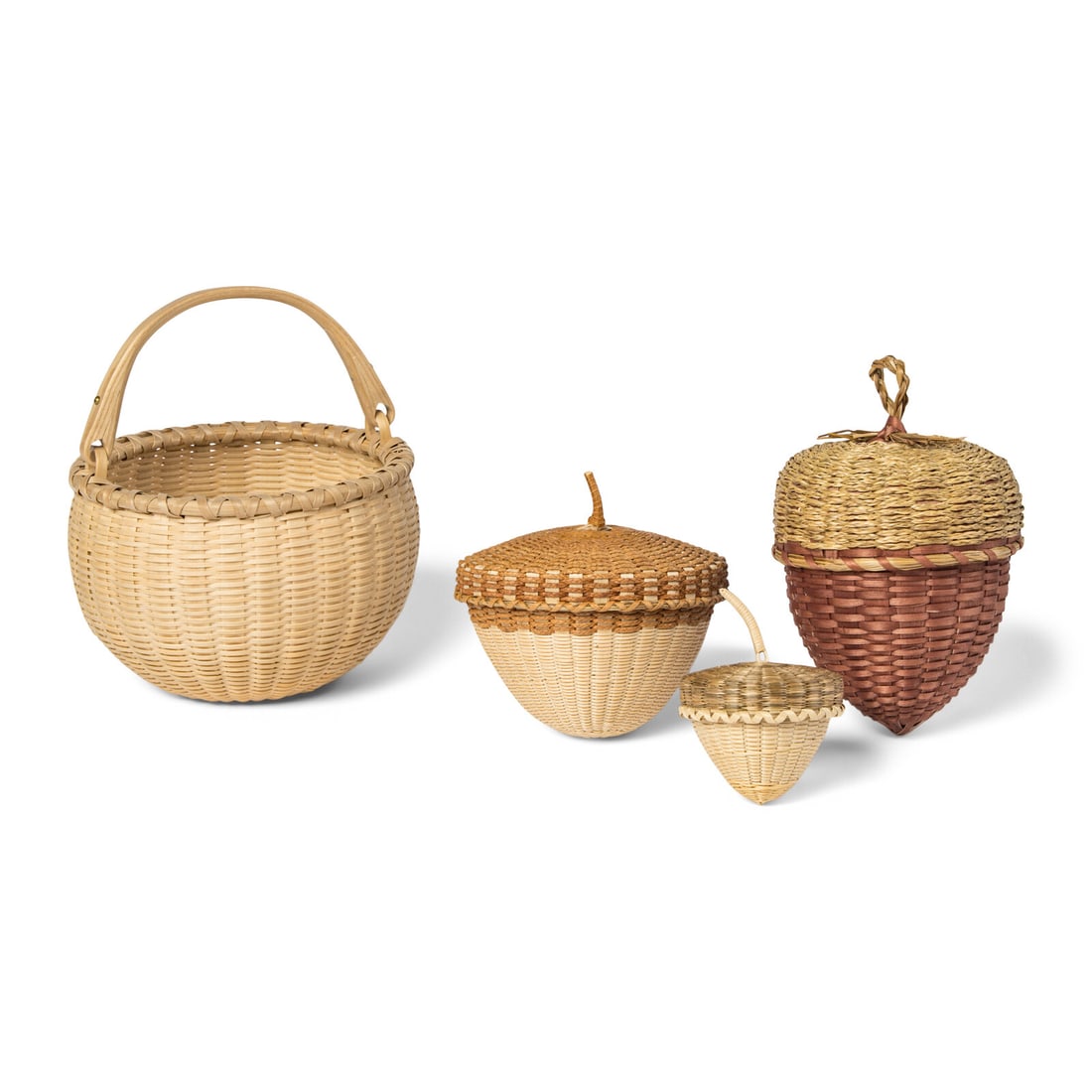 Northeastern Ash and Sweetgrass Baskets (1 of 3)