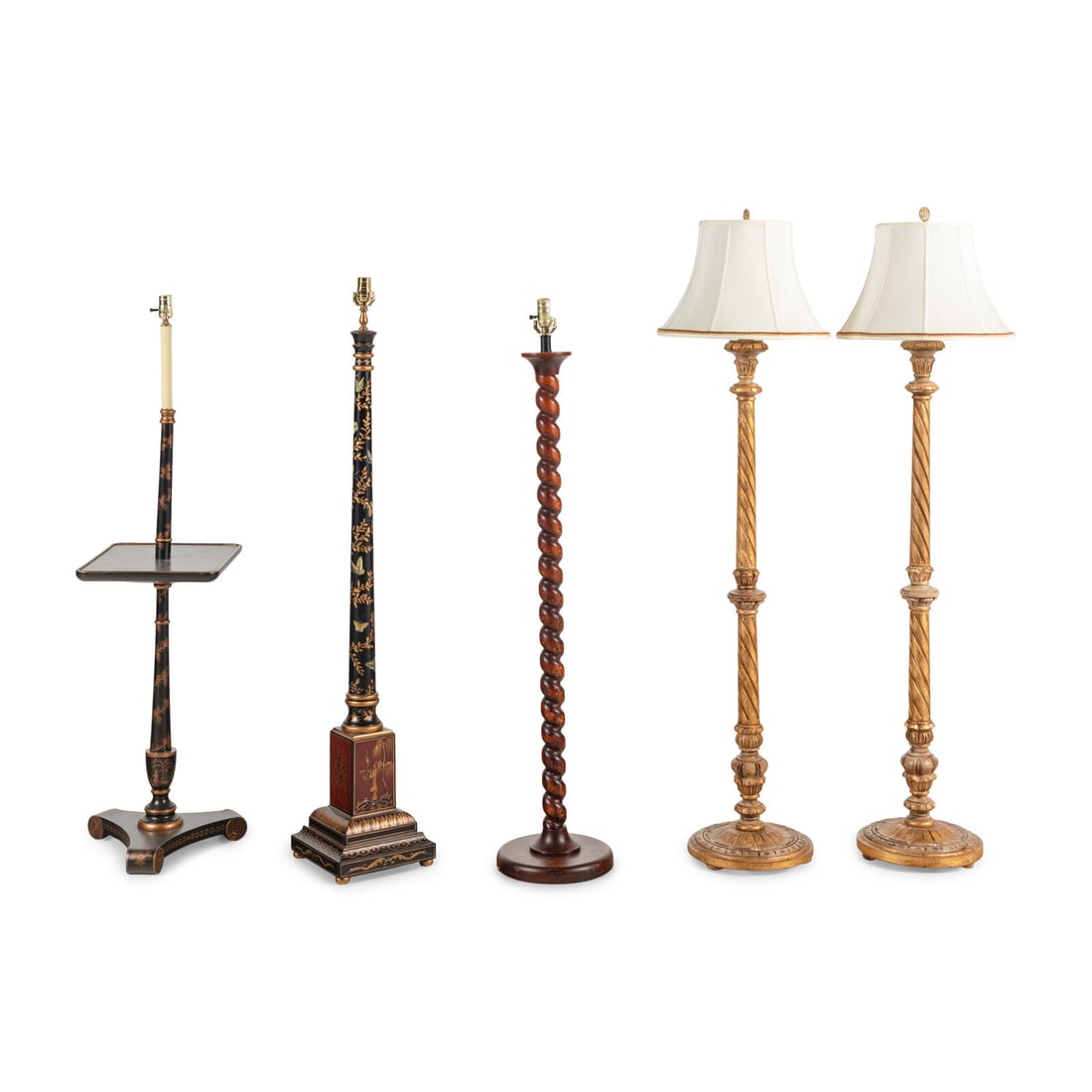 A Group of Five Floor Lamps (1 of 17)