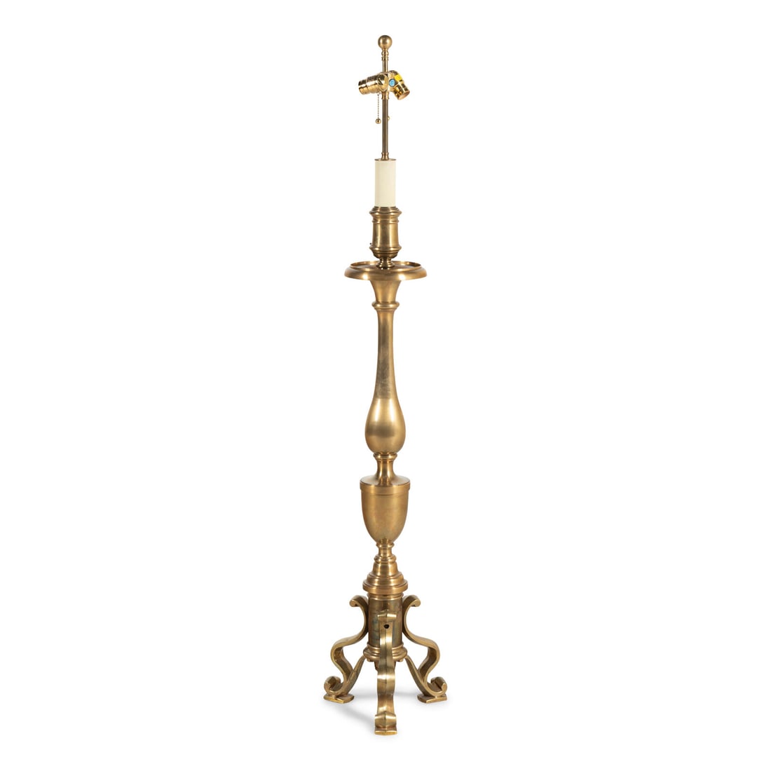 A Baroque Style Brass Floor Lamp (1 of 17)