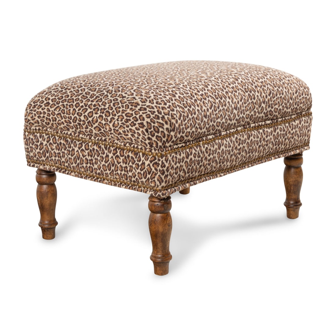 A Custom Upholstered Foot Stool - 2